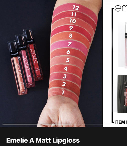 Emelle Matte Lip Glosses