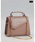 Nude Top Handle Chain Bag