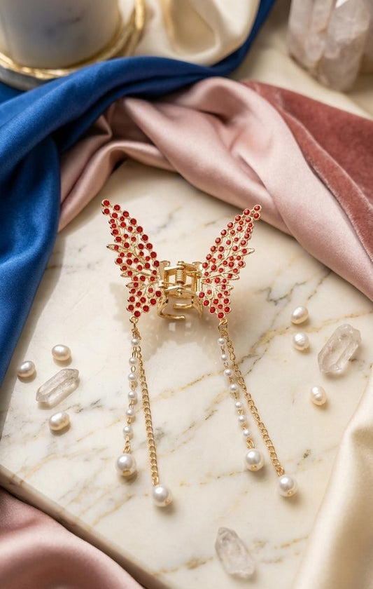 Elegant Fancy Butterfly Hair Catcher Clip
