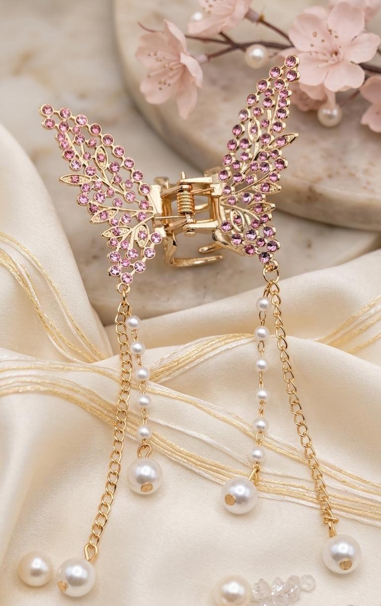 Elegant Fancy Butterfly Hair Catcher Clip