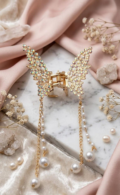 Elegant Fancy Butterfly Hair Catcher Clip