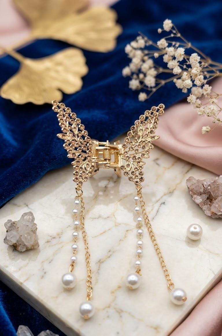 Elegant Fancy Butterfly Hair Catcher Clip
