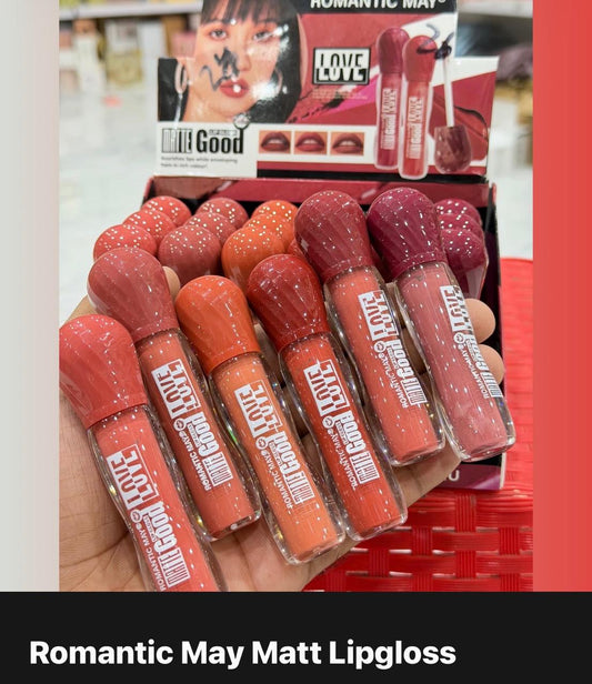 Set of Romantic May Matte LipGloss