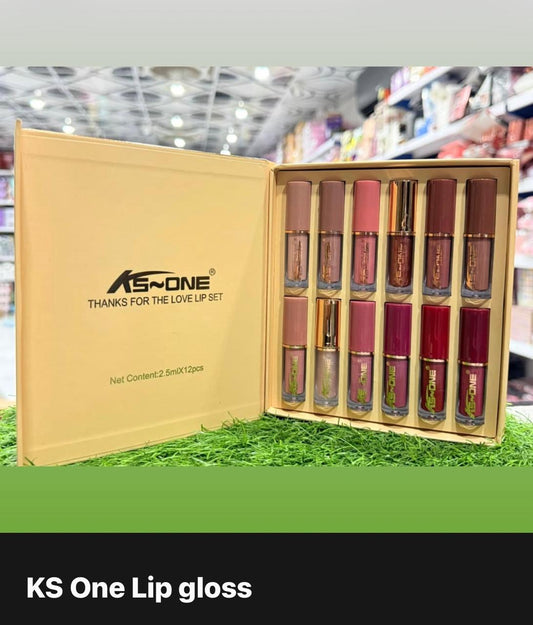 KS One Set of 12 Lip glosses