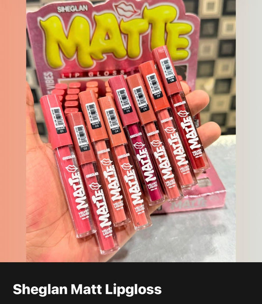 Set of Sheglam Matte Lip Glosses