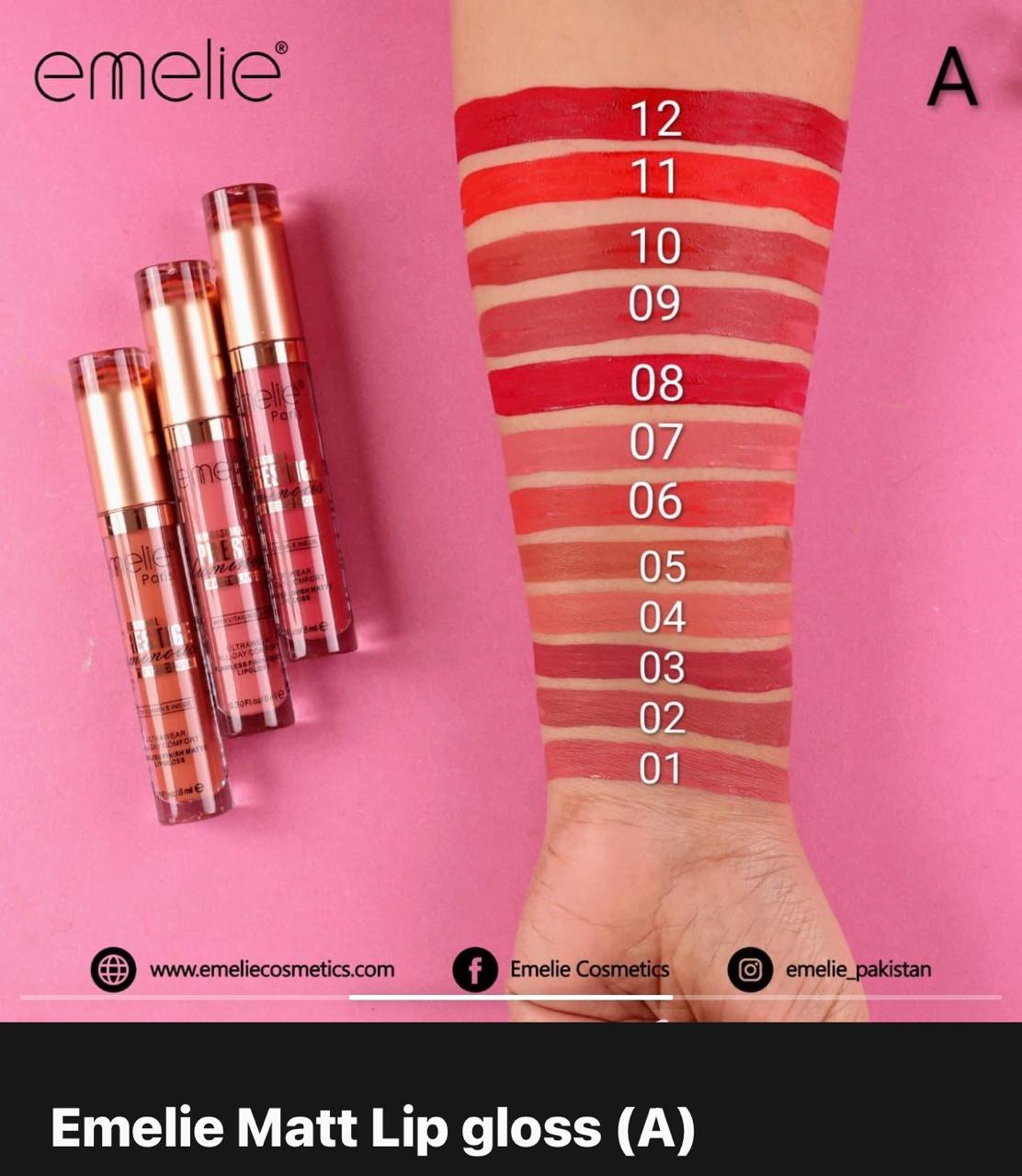Emelle Matte Lip Glosses