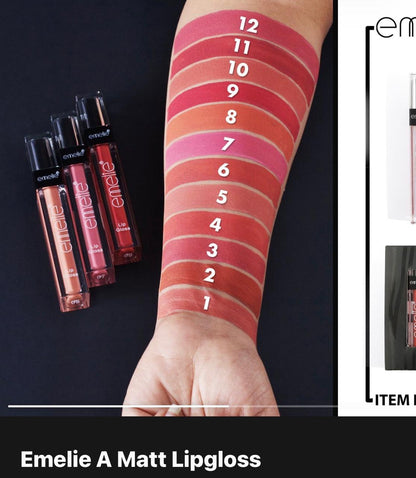 Emelle Matte Lip Glosses